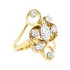 Image 1 : 1.51 ctw Diamond Ring - 14KT Yellow Gold