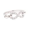 Image 1 : 0.32 ctw Diamond Ring - 14KT White Gold