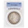 Image 1 : 1886 $1 Morgan Silver Dollar Coin PCGS MS65