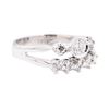 Image 1 : 0.53 ctw Diamond Ring - 14KT White Gold