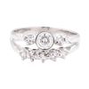 Image 2 : 0.53 ctw Diamond Ring - 14KT White Gold