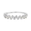 Image 2 : 0.5 ctw Diamond Ring - 14KT White Gold