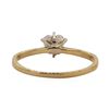 Image 3 : 0.40 ctw Heart Shaped Diamond Solitaire Ring - 14KT Yellow Gold