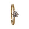 Image 4 : 0.40 ctw Heart Shaped Diamond Solitaire Ring - 14KT Yellow Gold