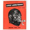 Image 2 : Louis Armstrong (1901-1971) American Jazz Trumpeter, British Tour programme from 1956 signed clearly
