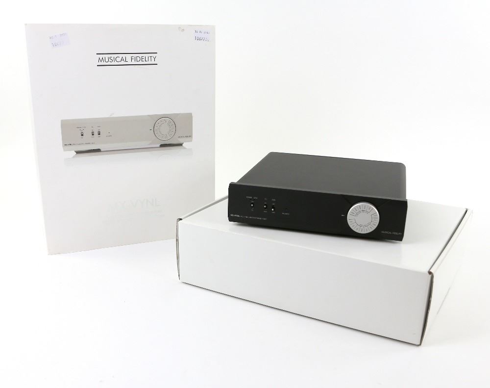 Music Fidelity Mx Vynl Phono Stage In Black Boxed Music Fidelity Mx Vynl Phono Stage In Black Boxed