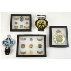 Motoring Badges including RAC & AA (5032296) Car badges, Belgian Touring Club badge & a collection o
