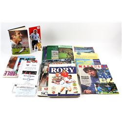 Sporting Memorabilia including a scrapbook signed various members of Liverpool Football team in the 
