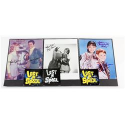 Autographs - Lost In Space Marta Kristen & Mark Goddard signed photo, Angela Cartwright & Billy Mumy
