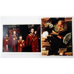 Autographs - Two Harry Potter and the Philosopher's Stone 10 x 8 inch photographs signed by Warwick 