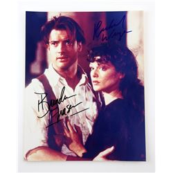 Autographs - 10 x 8 inch photograph from The Mummy signed by Brendan Fraser and Rachel Weisz..
