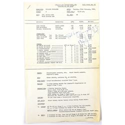 Star Wars Return of The Jedi (1983) - Revenge of The Jedi call Sheet from Tuesday 23rd February 1982