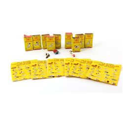 Disney's 101 Dalmatian plastic dog figures from 1959, made by Marx Toys, most boxed..