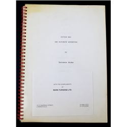 Doctor Who - The Ultimate Adventure, Stage Show Script by Terrence Dicks from the 1980's at Wimbledo