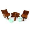 Image 1 : Little Women (1994) - Ceramic basin set, wooden wall shelf and two candle holders, with certificates