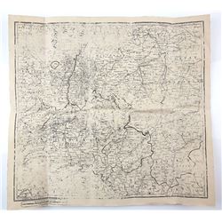 Mary Shelley's Frankenstein (1994) - Folded map of Switzerland from the movie starring Robert De Nir