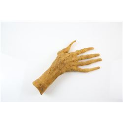The Mummy (1999) - Production made prosthetic Mummy hand from the movie starring Brendan Fraser and 