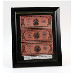 Total Recall (1990) - Original production used Mars currency from the film starring Arnold Schwarzen