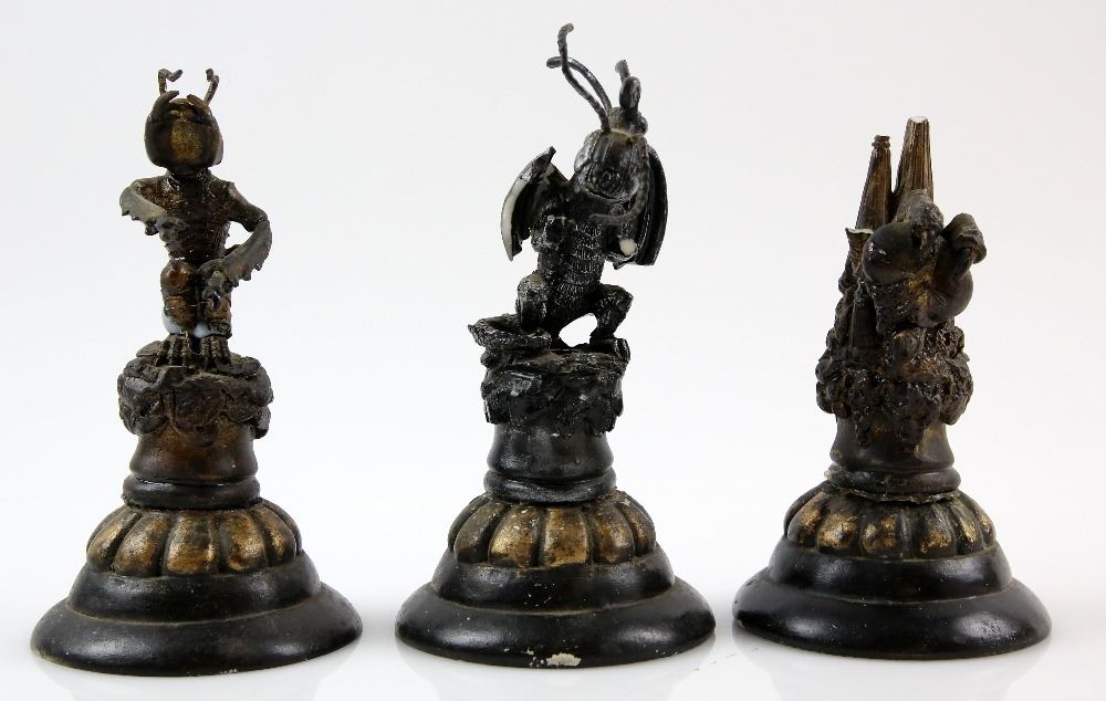 Power Rangers (Television series) - Seven Prop chess pieces from the ...