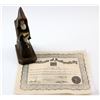 Image 4 : The Twilight Zone (Television series, 1959-1964) - Wooden carved monk figurine, with certificate of 