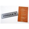Image 1 : Virtuality (2009) - Phaeton ship 'Module 3' sign and brown panel from Phaeton ship, both with certif