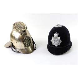Benny Hill Show - A guard's helmet worn by Benny Hill with interior label 'Martin Adams' with B Hill