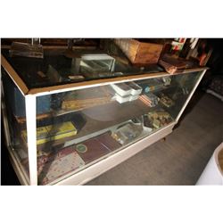 Old Display Cabinet Beveled Glass