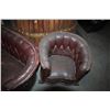Image 3 : Antique Child's Deep Button Sofa & Chair