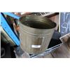 Image 1 : Brass Planter & 2 Galvanized Containers