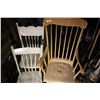 Image 1 : 2 Painted Chairs & 1 Commode