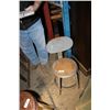 Image 1 : Vintage Industrial Stool With Back