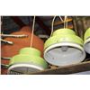 Image 2 : 5 Lime Green Light Fixtures