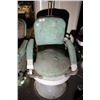Image 2 : Green Barbers Chair