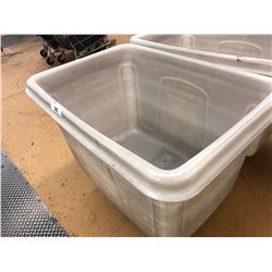 LARGE GREY PLASTIC WAREHOUSE BIN