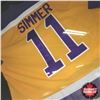 Image 2 : Simmer #11 LA Kings : Autographed Jersey Framed (41"x31"x2")