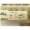 Image 2 : (48) NORTH AMERICAN CARBIDE TPGB 321 CARBIDE  INSERTS