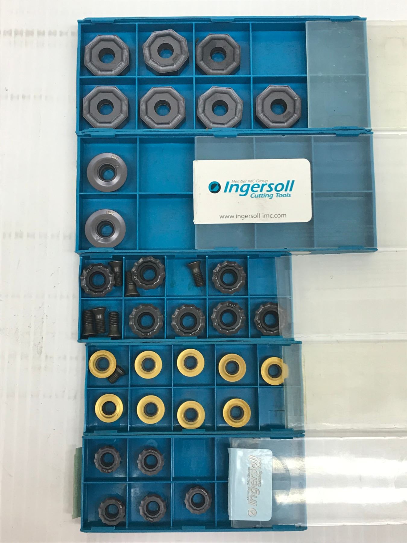 (30) MISC INGERSOLL CARBIDE INSERTS *SEE PICS FOR PART