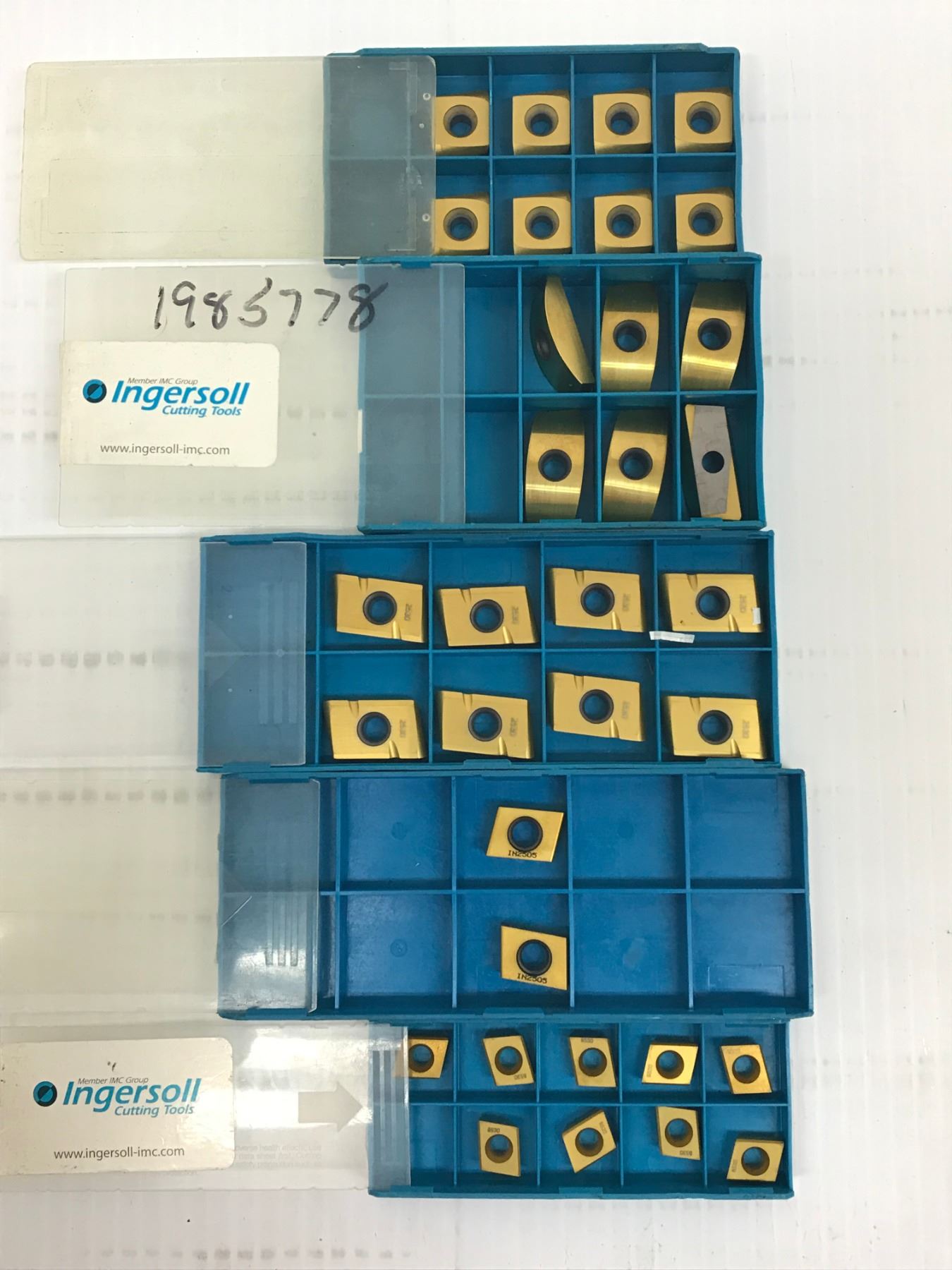 (33) MISC INGERSOLL CARBIDE INSERTS *SEE PICS FOR PART