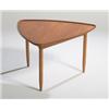 Image 1 : Danish Teak triangular end table