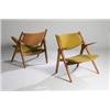 Image 1 : Hans J. Wegner Pair of "AX" lounge chairs (model no. 28)