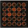 Image 1 : Edward Wormley Pair of side tables with Gertrud & Otto Natzler inset tiles