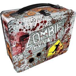 NEW ZOMBIE SURVIVAL KIT METAL LUNCH BOX