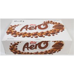 BOX OF 48 AERO CHOCOLATE BARS.