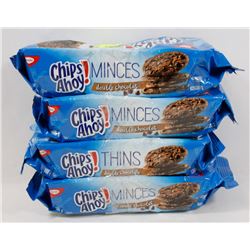4 PACKS OF 198G CHIPS AHOY THINS