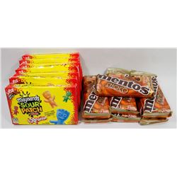 BAG OF ASSORTED CANDY AND CHOCOLATE.