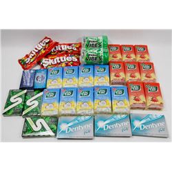 BAG OF ASSORTED CANDY AND MINTS.