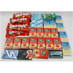 BAG OF ASSORTED CANDY AND MINTS.