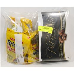 BAG OF BRIDGE MIXTURE AND 1 BOX OF POT OF GOLD