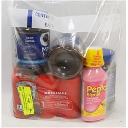 ASSORTED LOT INCL MAXWELL HOUSE INSTANT COFFEE, V8