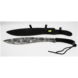 NEW! 23" ZOMBIE KILLER MACHETE WITH NYLON